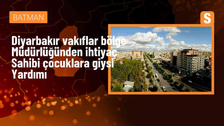 Diyarbakır Vakıflar Bölge Müdürlüğü, 1360 çocuğa bayramlık giysi yardımı yaptı