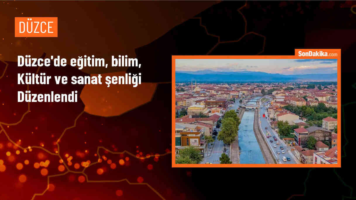 Düzce\'nin Gölyaka ilçesinde 6. Eğitim, Bilim, Kültür ve Sanat Şenliği düzenlendi