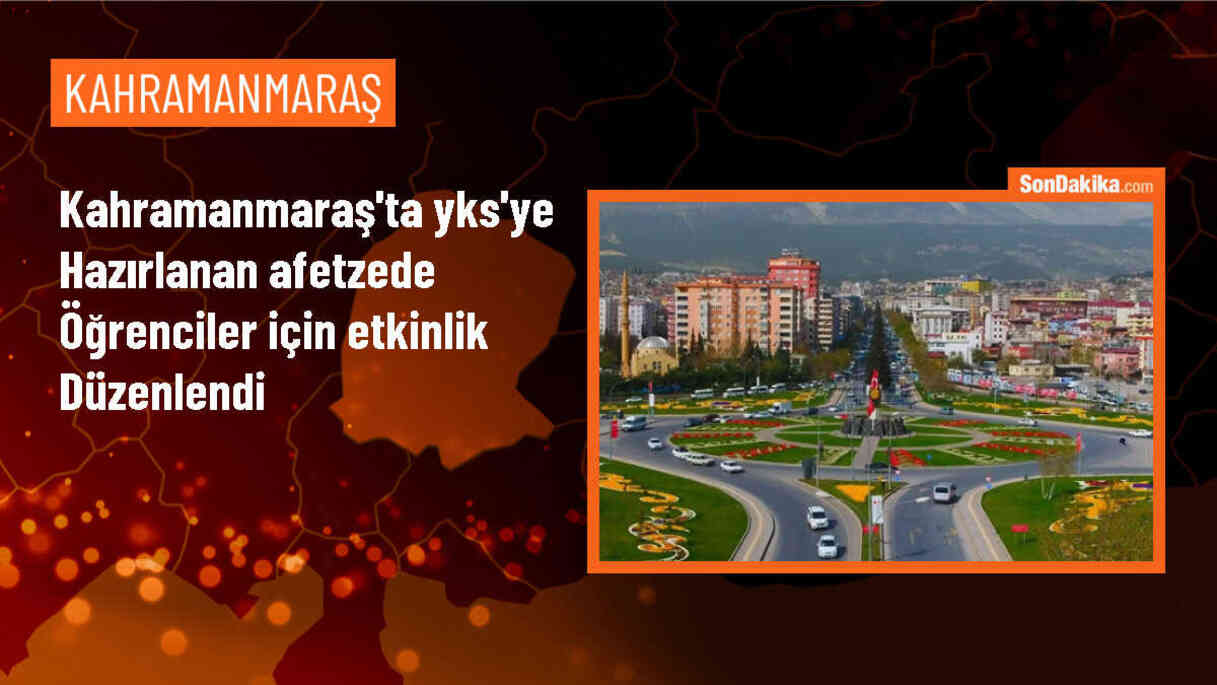 Depremzedeler için YKS kursunda etkinlik düzenlendi