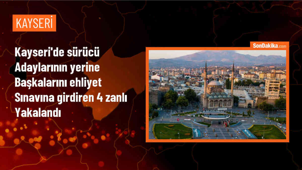 Ehliyet sınavında sahtekarlık yapan 4 şüpheli yakalandı