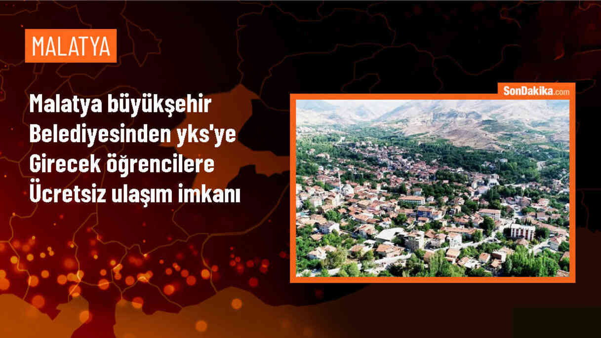 Malatya Büyükşehir Belediyesi YKS\'ye girecek adaylara ücretsiz toplu taşıma imkanı sağlıyor