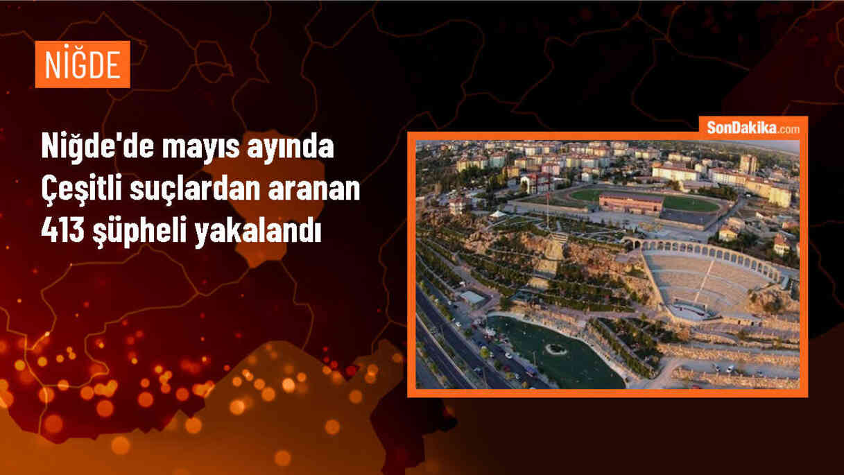 Niğde\'de 413 zanlı gözaltına alındı