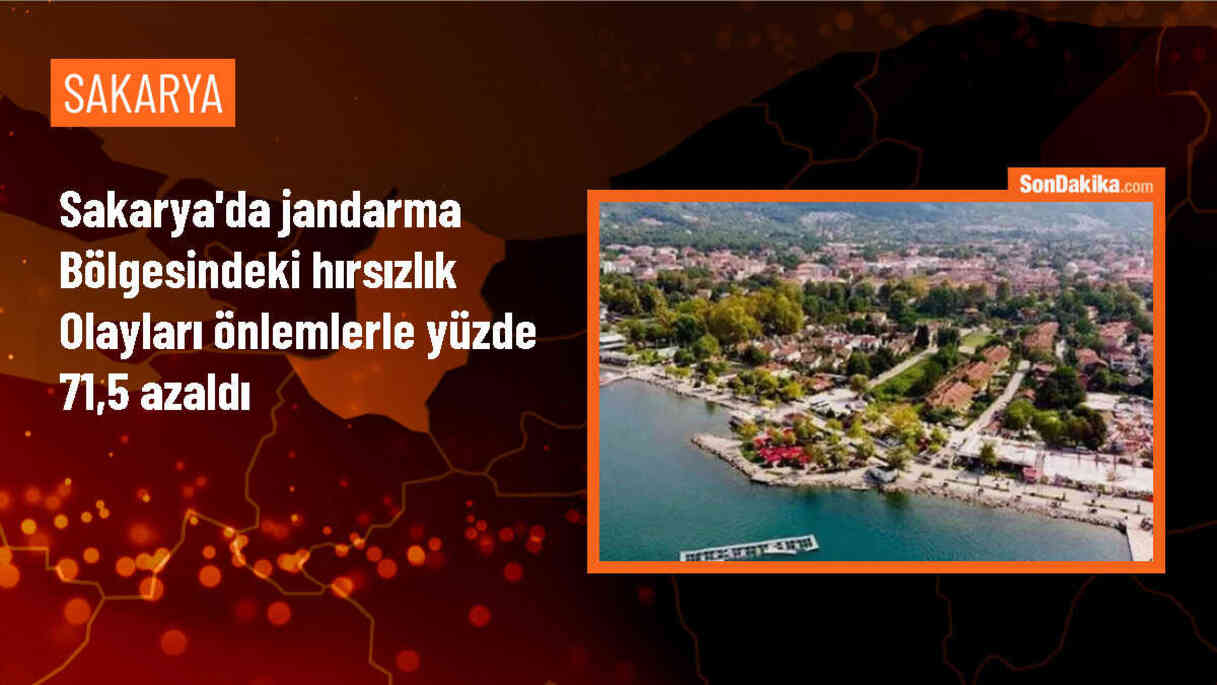 Sakarya\'da Hırsızlık Olayları Yüzde 71,5 Azaldı