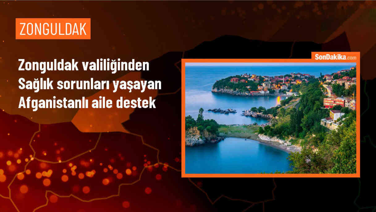Zonguldak Valiliği, Afganistanlı ailenin sağlık sorunlarına yardım eli uzattı