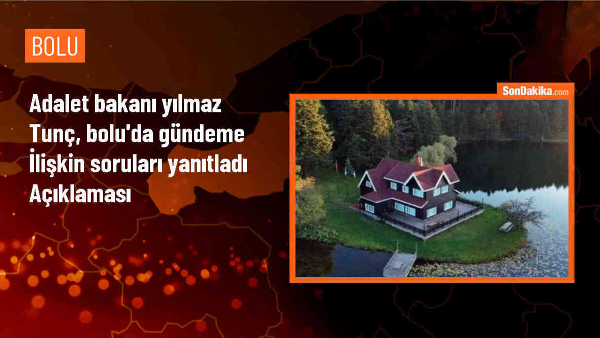 Adalet Bakanı Yılmaz Tunç: Cumhurbaşkanının atama yetkisi anayasadan kaynaklanan bir yetkidir