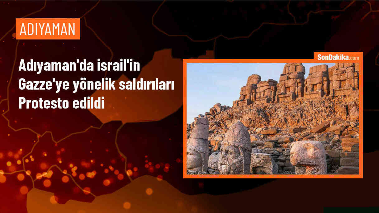 Adıyaman\'da İsrail\'in Gazze\'ye yönelik saldırılarını protesto yürüyüşü düzenlendi