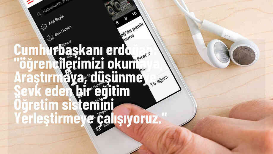 Cumhurbaşkanı Erdoğan, öğrencilerin okuma, araştırma ve düşünme becerilerini geliştirmek için çalışıyoruz