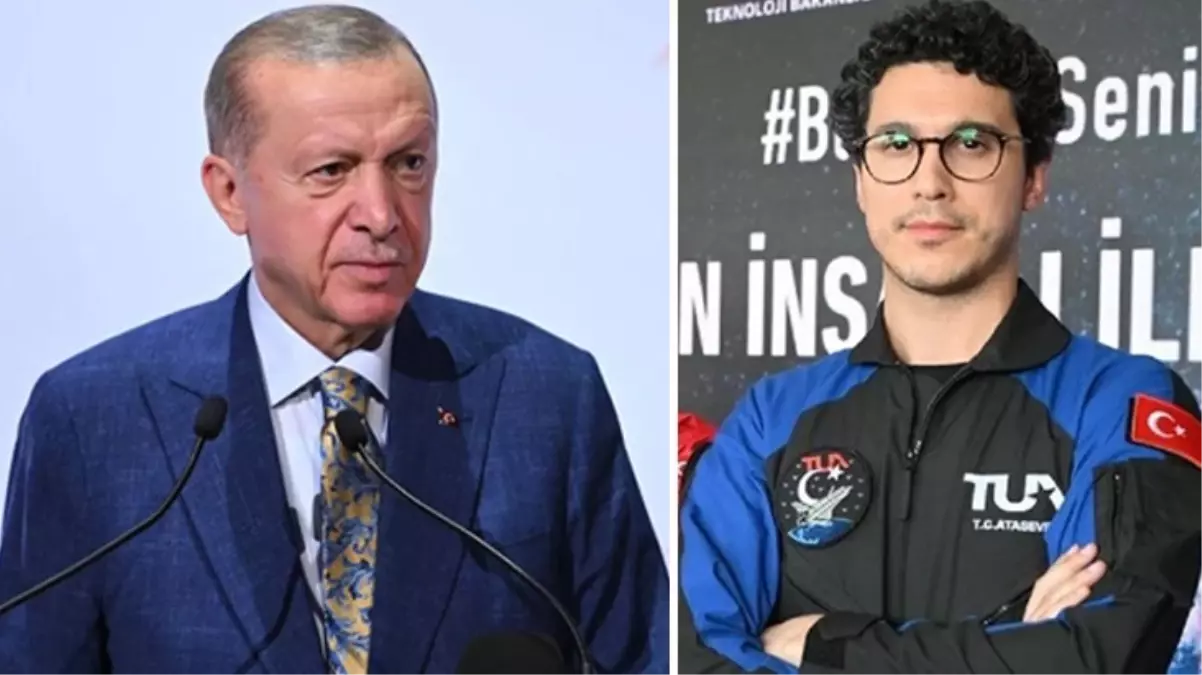 Cumhurbaşkanı Erdoğan, Türkiye\'nin ikinci astronotu Atasever\'le görüştü: Sen son olmayacaksın