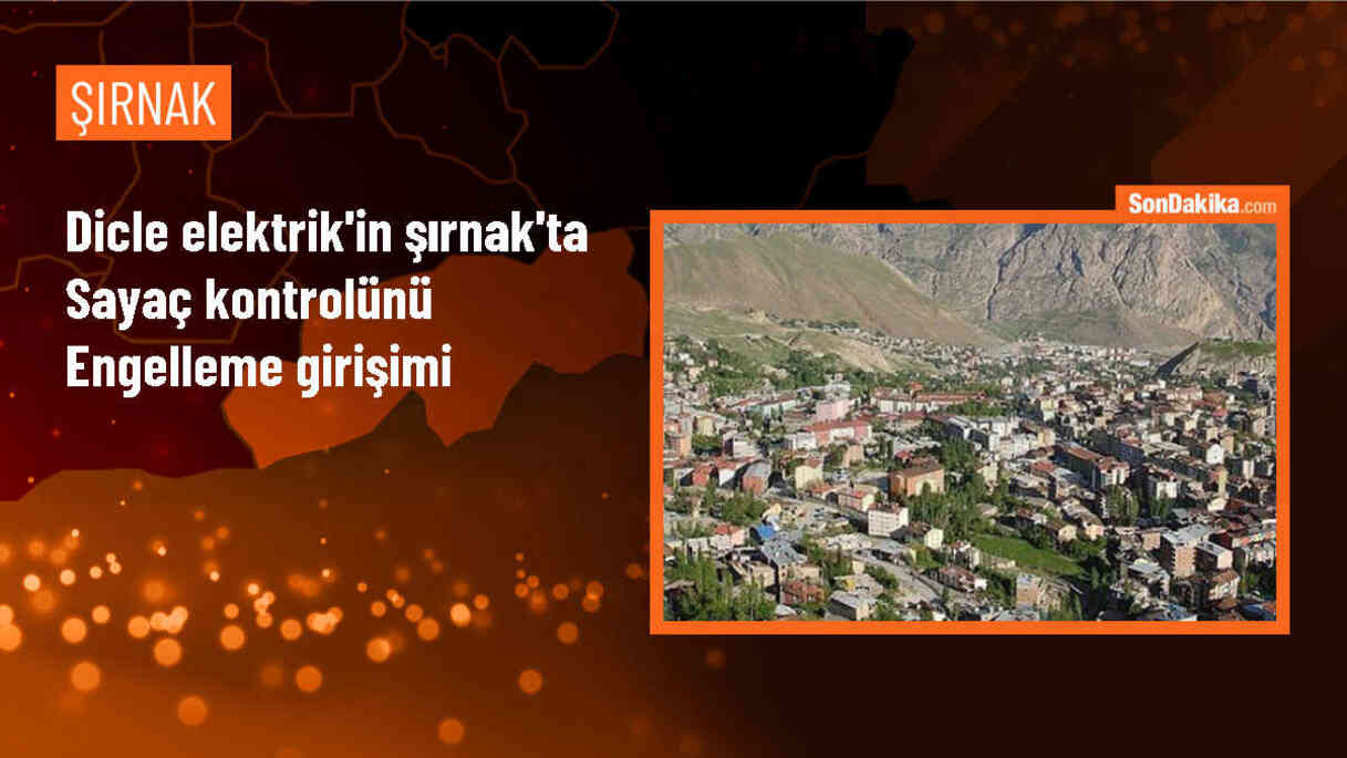 Dicle Elektrik Çalışanları Şırnak\'ta Engellendi