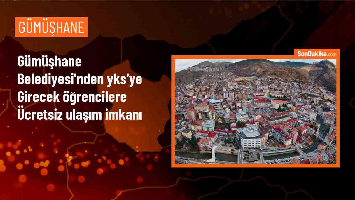 Gümüşhane\'de YKS\'ye girecek öğrenciler için ücretsiz toplu taşıma