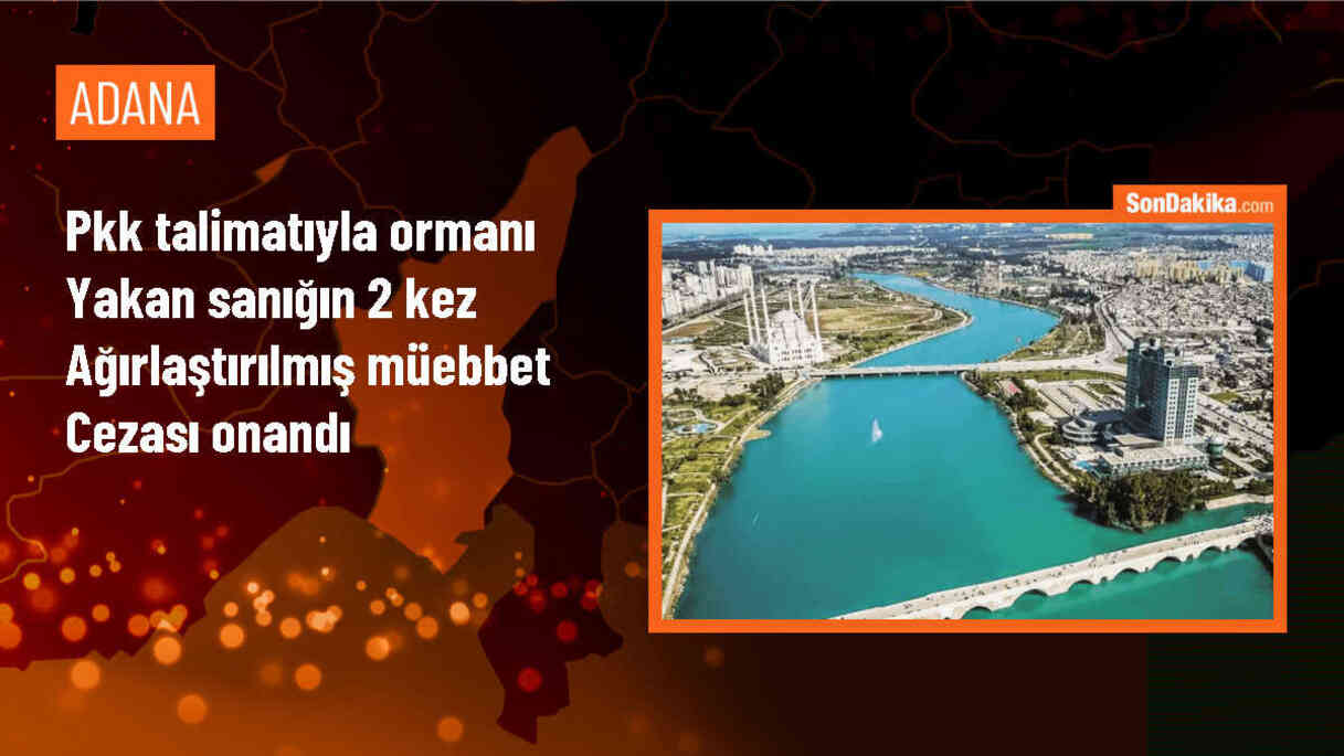 Adana\'da PKK\'nın talimatıyla orman yangını çıkaran sanığın cezası onaylandı