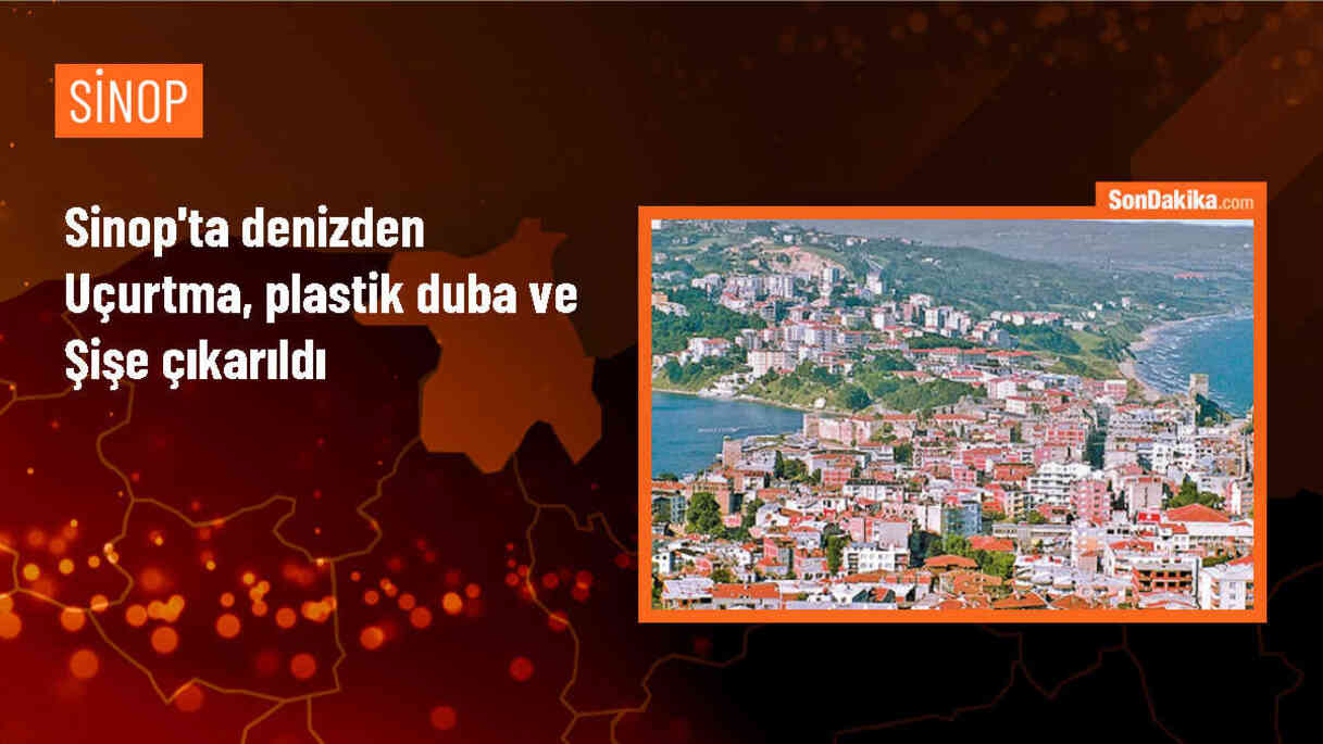 Sinop\'ta Deniz Dibi Temizliği: Araç Lastikleri ve Plastik Atıklar Çıkarıldı