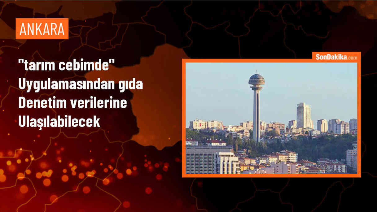 "Tarım Cebimde" uygulamasından gıda denetim verilerine ulaşılabilecek