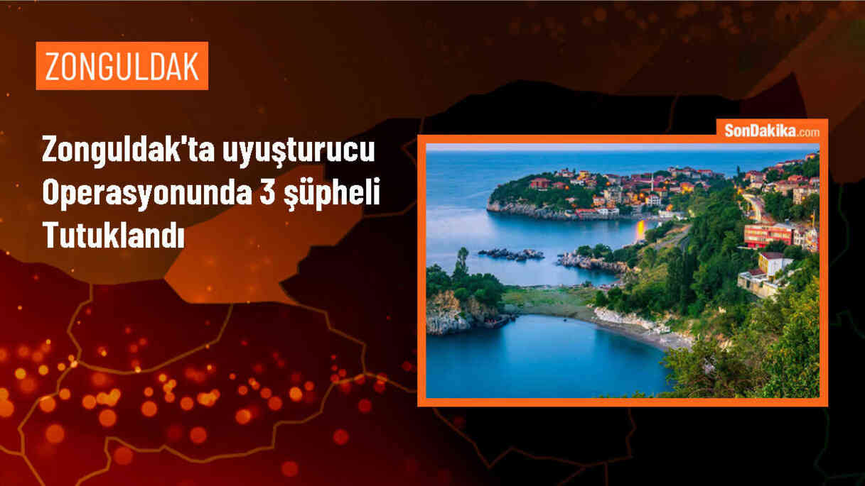 Zonguldak\'ta Uyuşturucu Operasyonunda 3 Zanlı Tutuklandı