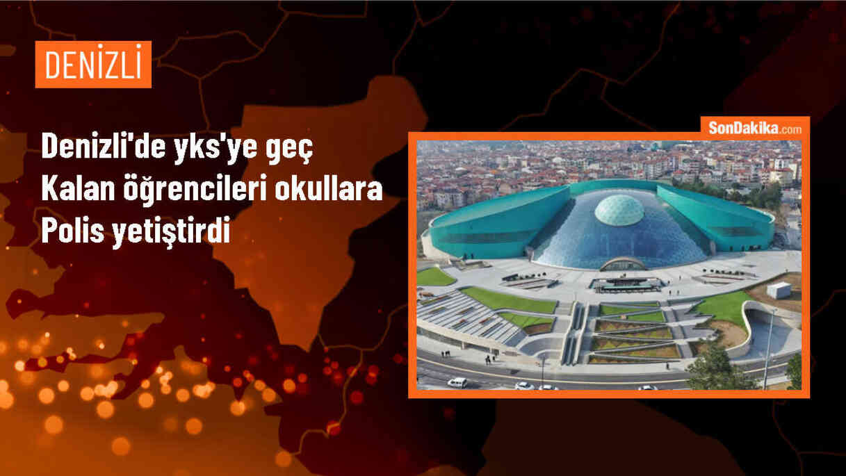 Denizli\'de Polis Ekipleri Geç Kalan ve Kimliklerini Kaybeden Öğrencilere Yardım Etti