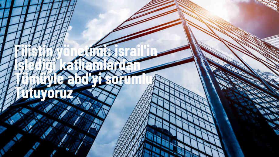 Filistin, İsrail\'in Gazze\'deki katliamlarından ABD\'yi sorumlu tutuyor