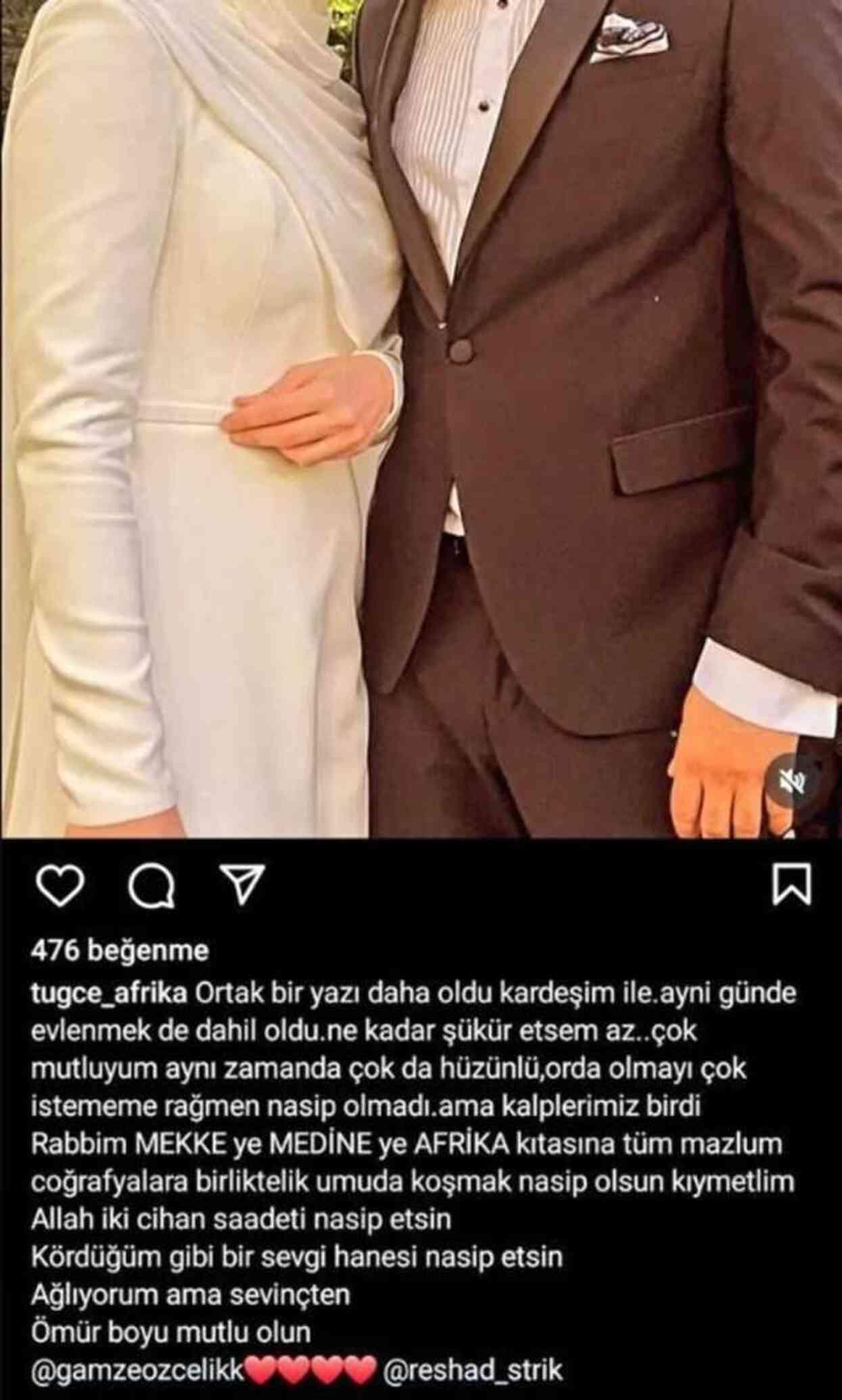 Gamze Özçelik'ten sürpriz evlilik! Reshad Strik ile nikah masasına oturdu