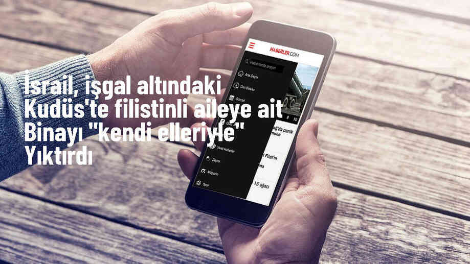 İsrail, Kudüs\'te Filistinli aileyi kendi evini yıkmaya zorladı