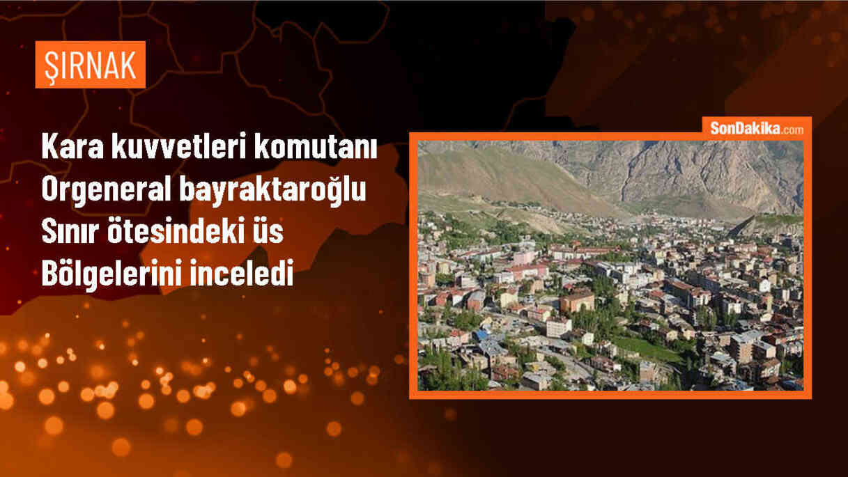 Kara Kuvvetleri Komutanı Orgeneral Selçuk Bayraktaroğlu Sınır Ötesinde İncelemelerde Bulundu
