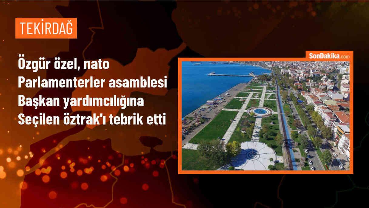 CHP Genel Başkanı Özgür Özel, NATO Parlamenterler Asamblesi Başkan Yardımcılığına seçilen CHP Tekirdağ Milletvekili Faik Öztrak\'ı tebrik etti
