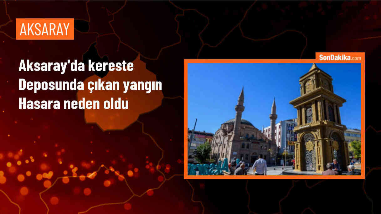 Aksaray\'da Kereste Deposunda Çıkan Yangın Söndürüldü