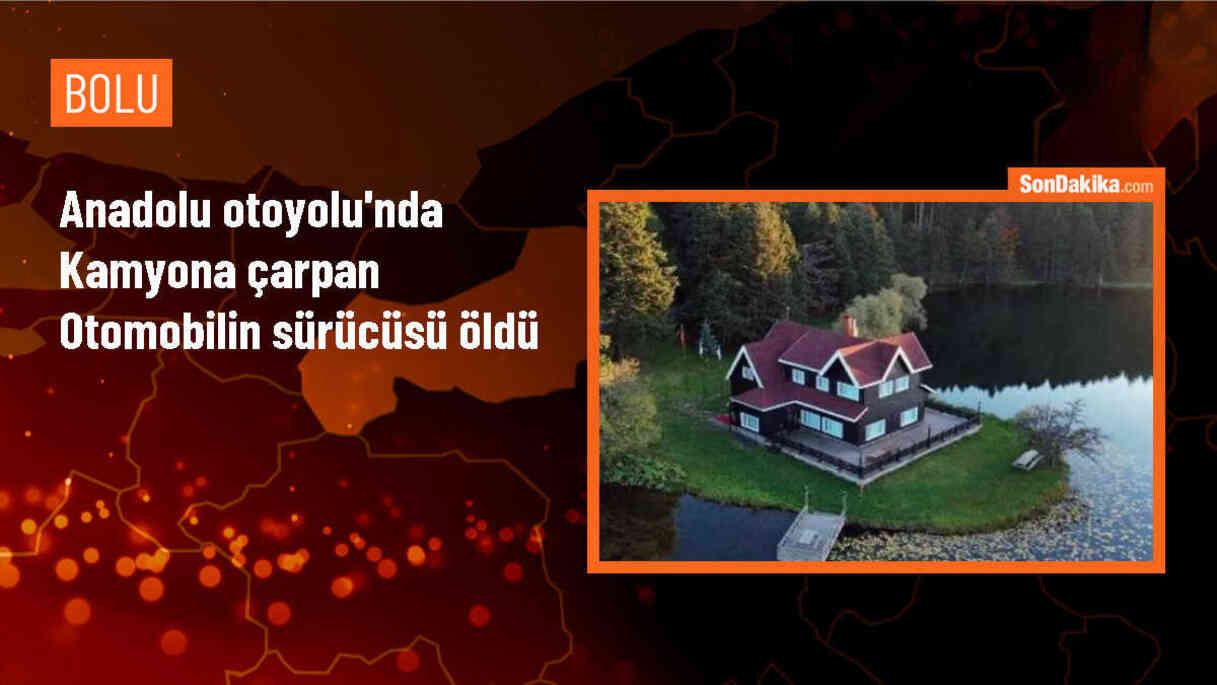 Anadolu Otoyolu\'nda kaza: Otomobil kamyonla çarpıştı, sürücü hayatını kaybetti