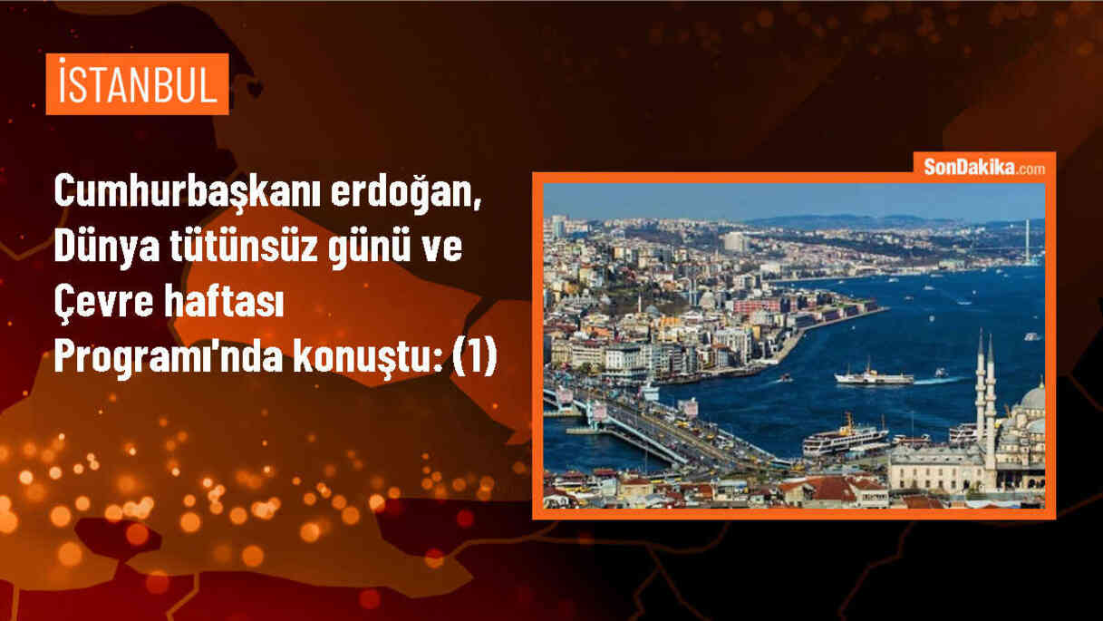 Cumhurbaşkanı Erdoğan, Dünya Tütünsüz Günü ve Çevre Haftası Programı\'nda konuştu: (1)