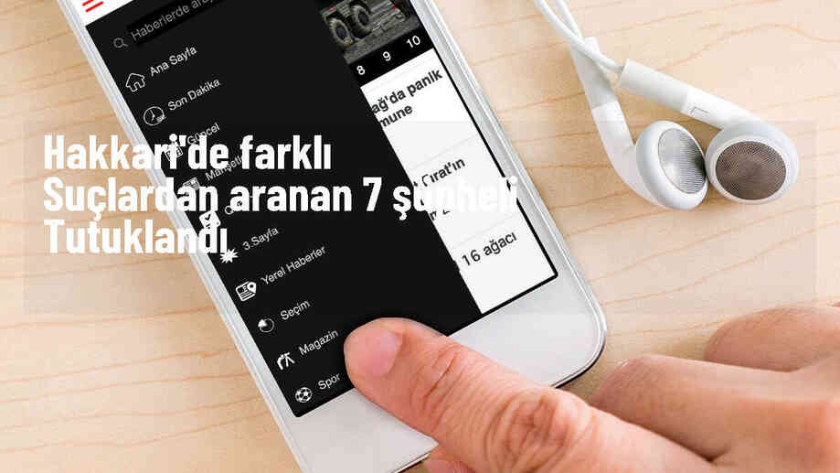 Hakkari\'de aranan 7 şüpheli tutuklandı