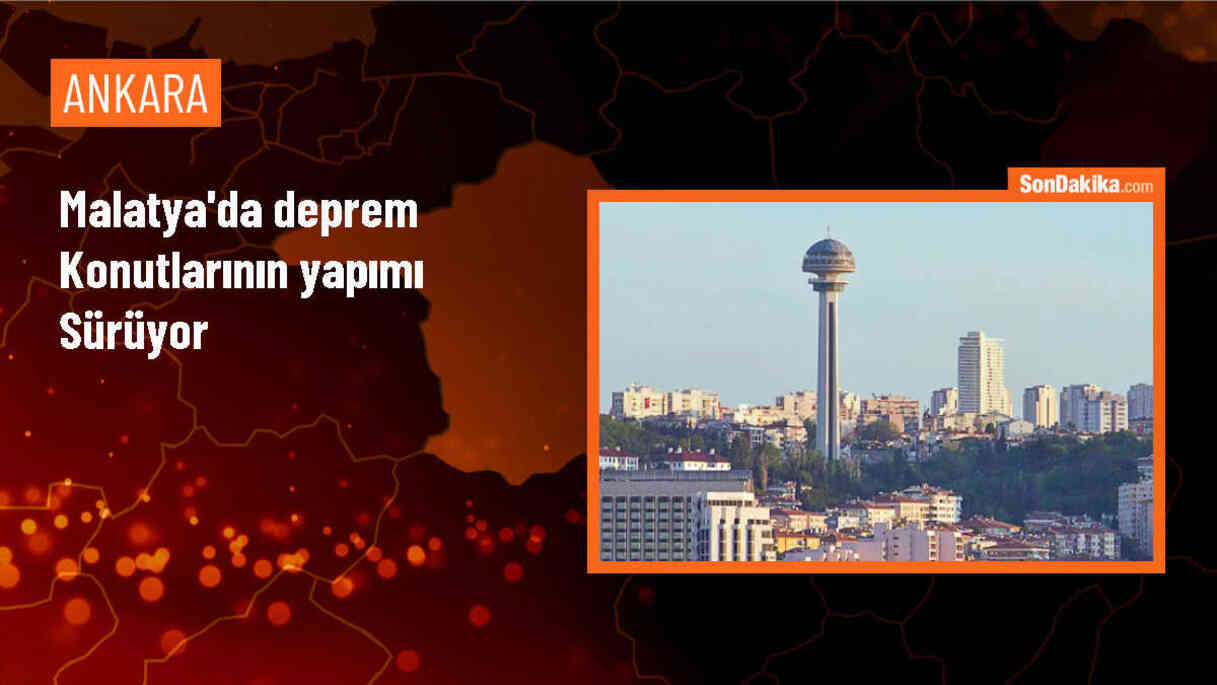 Malatya\'da depremzedeler için yapılan konutların inşası devam ediyor