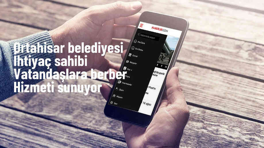 Ortahisar Belediyesi, evde bakım hizmetleri kapsamında berberlik hizmeti sunuyor