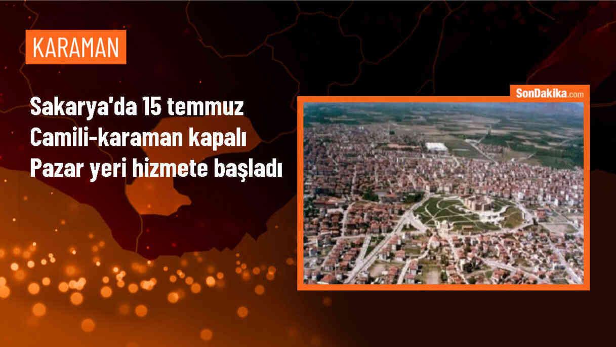 Adapazarı\'nda 15 Temmuz Camili-Karaman Kapalı Pazar Yeri ve etkinlik alanı hizmete açıldı