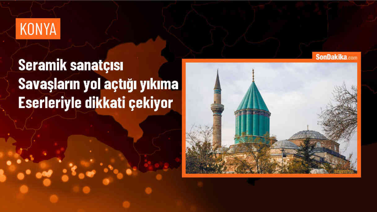 Seramik Sanatçısı Savaş Kalıntılarını Tasvir Ediyor