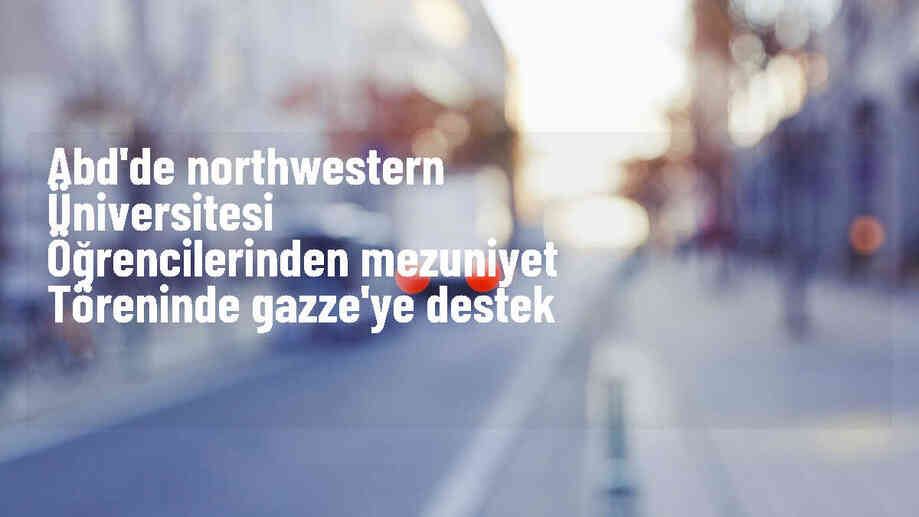 ABD\'nin önde gelen üniversitesinde Filistin destekçisi öğrencilerin mezuniyet töreni protestosu