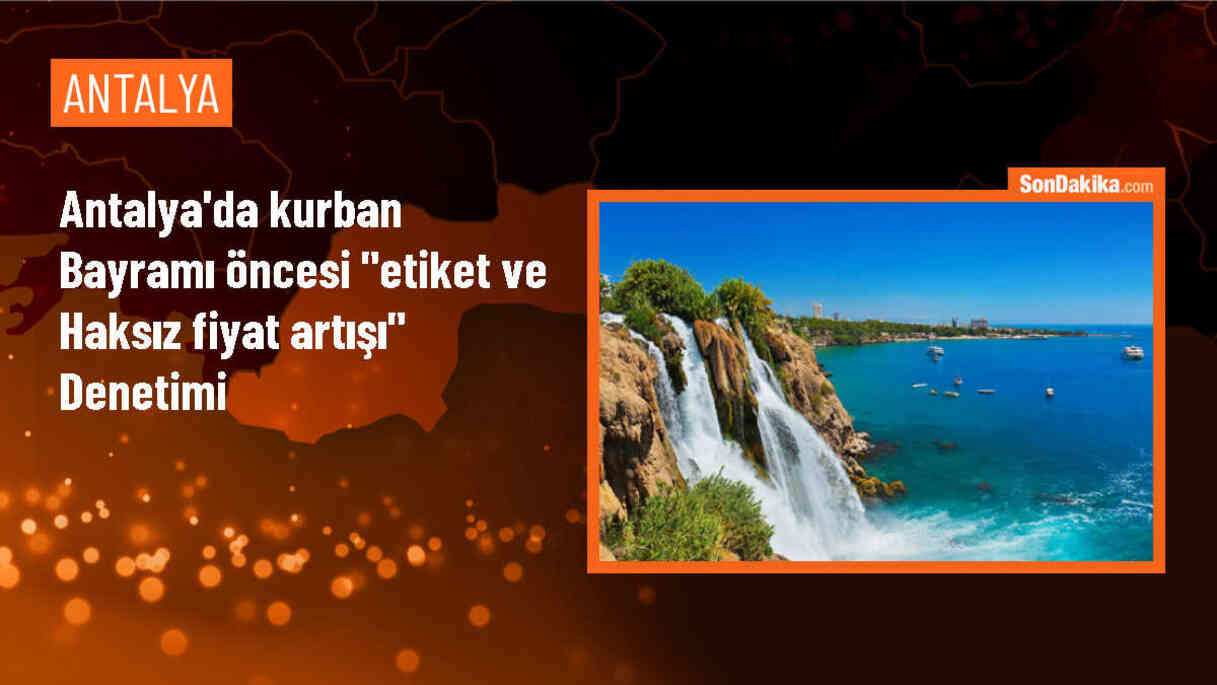 Antalya\'da Kurban Bayramı öncesi market denetimi yapıldı
