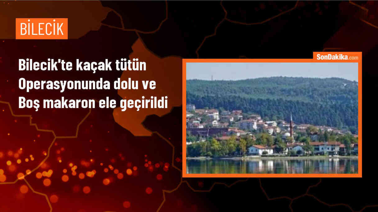 Bozüyük\'te Kaçak Tütün Operasyonu: 38 Bin 640 Makaron Ele Geçirildi