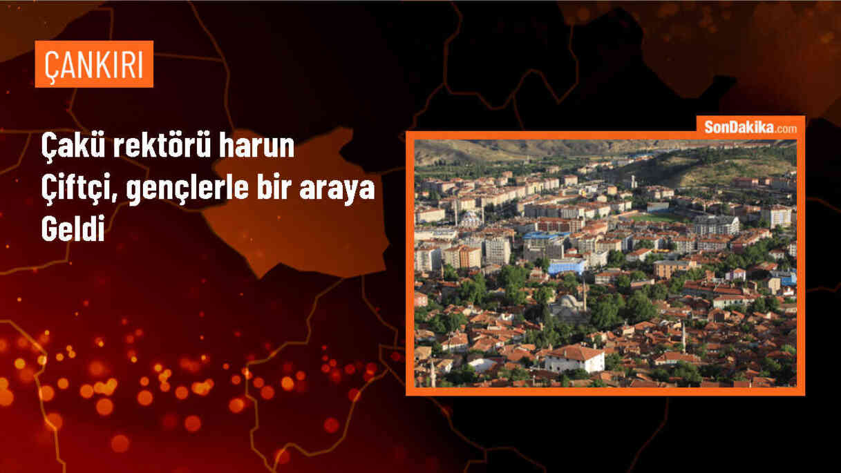 ÇAKÜ Rektörü Prof. Dr. Harun Çiftçi, TÜGVA\'da gençlerle buluştu