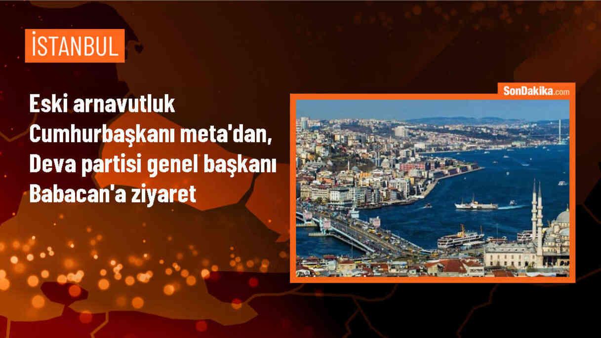 Arnavutluk eski Cumhurbaşkanı İlir Meta, DEVA Partisi Genel Başkanı Ali Babacan\'ı ziyaret etti