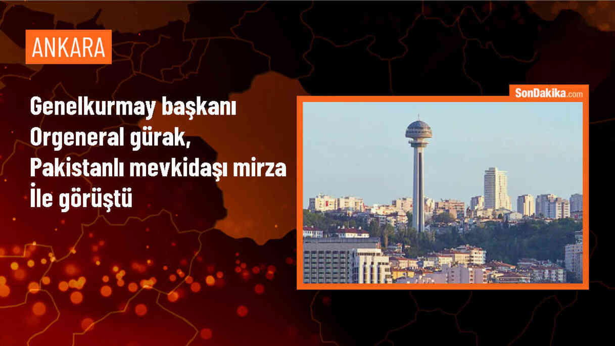 Genelkurmay Başkanı Orgeneral Metin Gürak, Pakistan Genelkurmay Başkanı Orgeneral Sahir Shamshad Mirza ile bir araya geldi