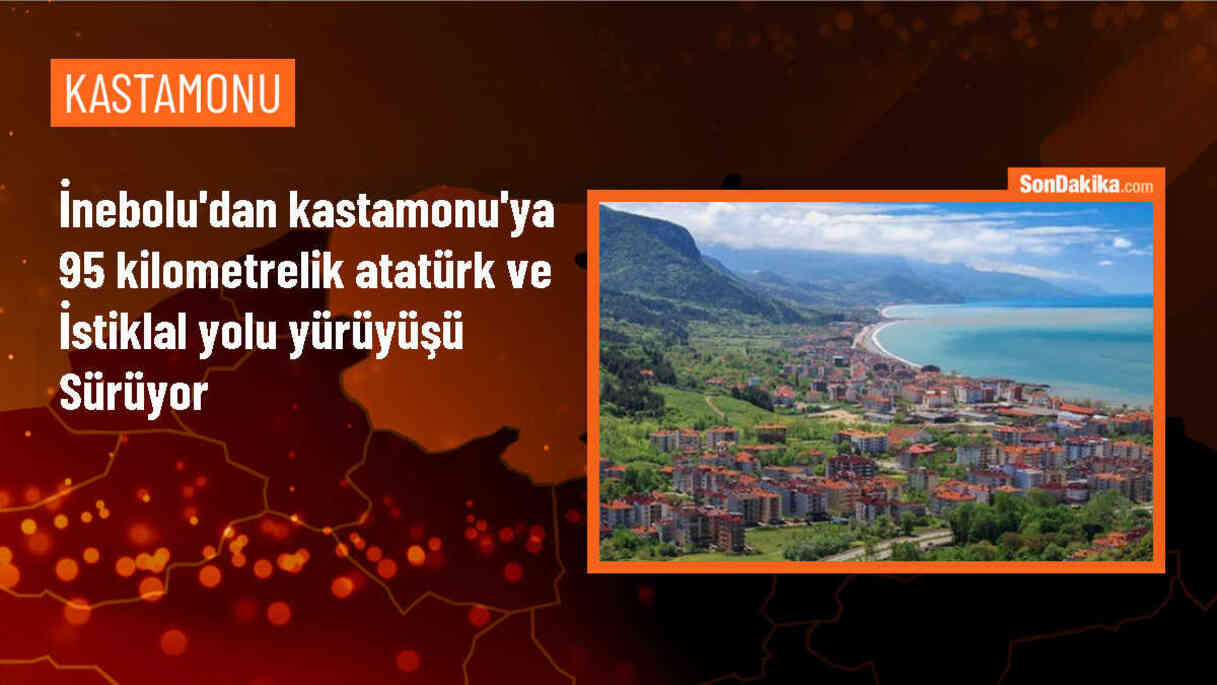 Atatürk ve İstiklal Yolu Yürüyüşü İkinci Gününde Devam Ediyor