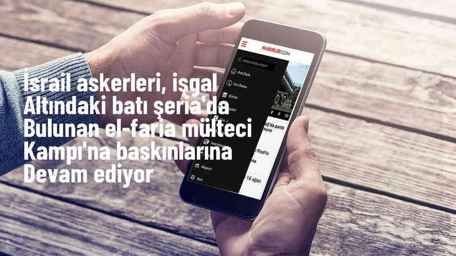 İsrail, Batı Şeria\'daki mülteci kampına baskın düzenledi