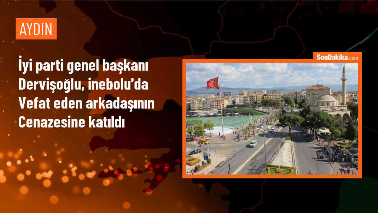 İYİ Parti Genel Başkanı Müsavat Dervişoğlu, Şenol Uzunmehmetoğlu\'nun cenaze törenine katıldı