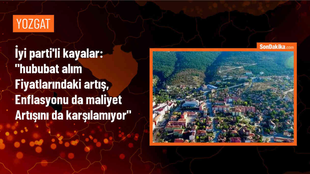 İYİ Parti Milletvekili Kayalar: Hububat alım fiyatları enflasyonu karşılamıyor