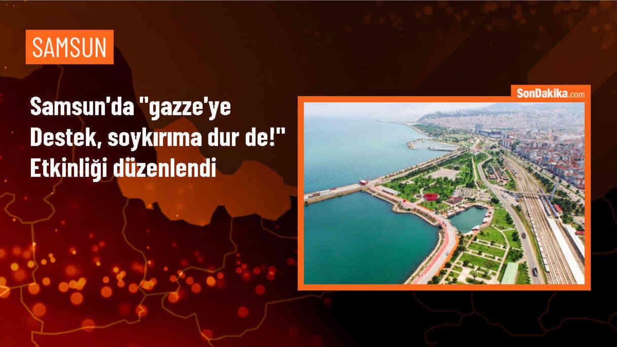 Samsun\'da Gazze\'ye Destek Etkinliği Düzenlendi