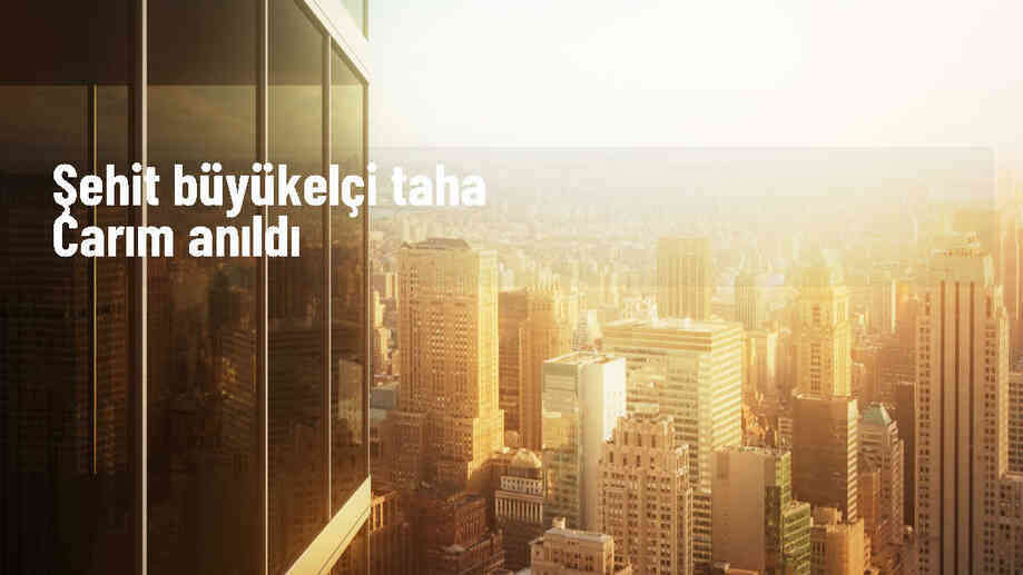 Türkiye\'nin Vatikan Büyükelçisi Taha Carım için anma töreni düzenlendi