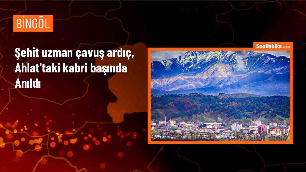 Şehit Jandarma Uzman Çavuş Mesut Ardıç, Bitlis\'te anıldı