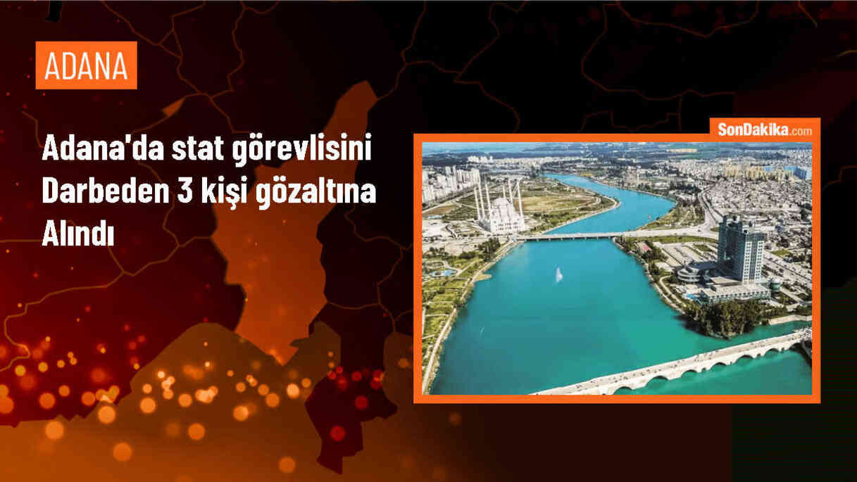 Adana\'da amatör ligde maç esnasında görevliyi darbeden 3 kişi gözaltına alındı