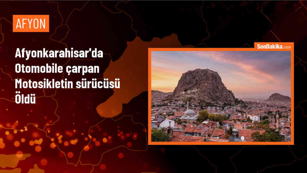 Afyonkarahisar\'da motosiklet kazası: Sürücü hayatını kaybetti