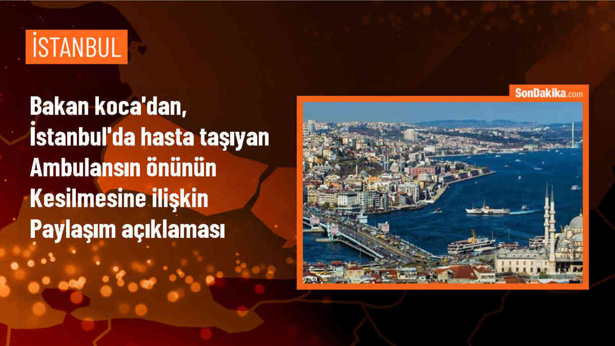 İstanbul Kadıköy\'de Ambulansın Yolu Kesildi