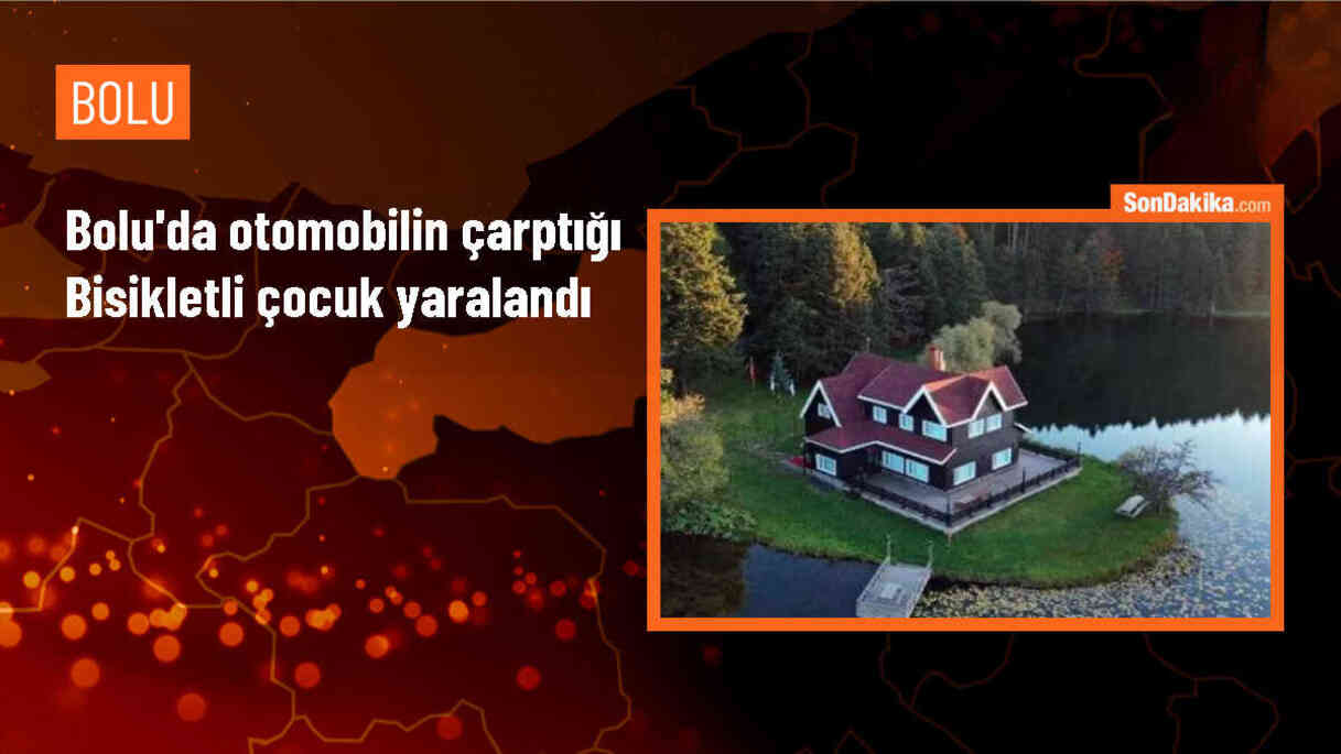 Bolu\'da otomobilin çarptığı 15 yaşındaki bisikletli çocuk yaralandı