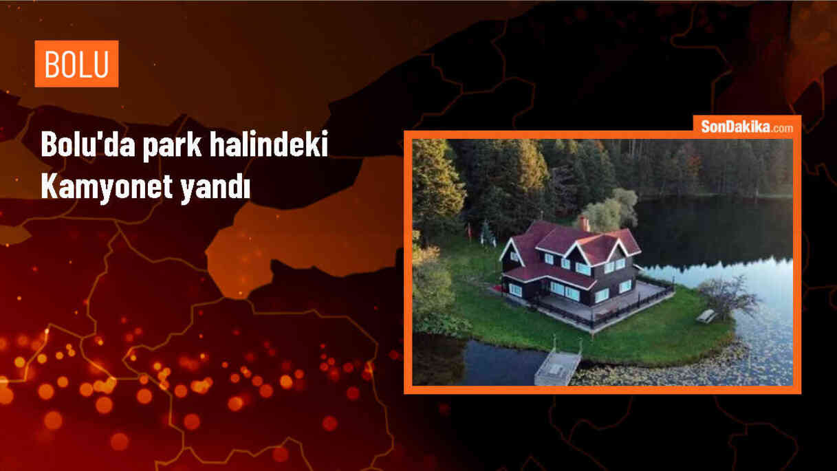 Bolu\'da park halindeki kamyonette çıkan yangın söndürüldü